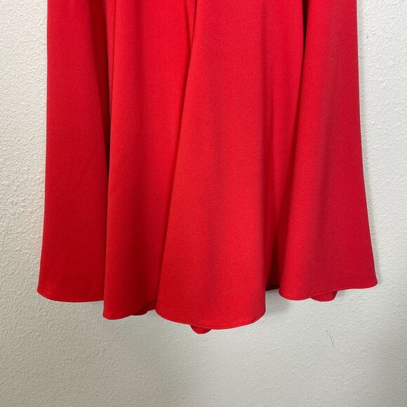 Girl Meets Glam Dress Size 8 Regina Red Whimsi Midi Fit Flare Flowy - Picture 6 of 11